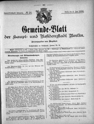 1898,24: No. 24, 12. Juni 1898