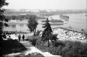 Belgrad [Serbien]: Festungsecke, Nordwesten mit Zusammenfluss Save-Donauarm