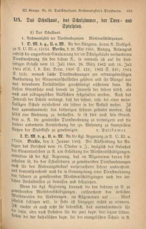 XIX. Das Schulhaus, das Schulzimmer, der Turn- und Spielplatz