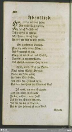 Abendlied