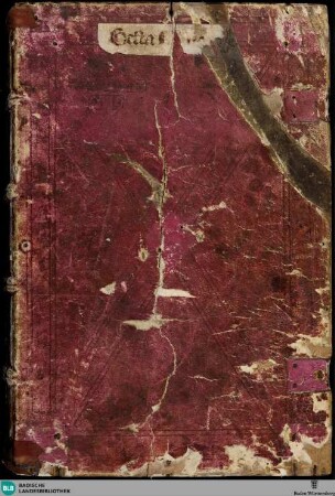 Gesta Romanorum - Cod. Donaueschingen 148