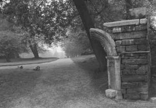 Weimar, Ruine im Park : Weimar. Künstliche Ruine im Park an der Ilm (1778/1833)