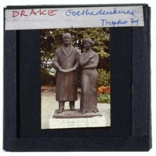 Drake, Goethedenkmal