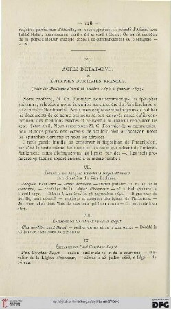 3: Actes d'état-civil et épitaphes d'artistes français, [4]