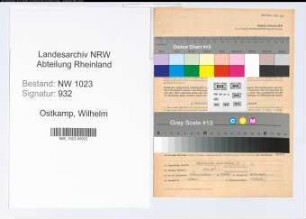 Entnazifizierung Wilhelm Ostkamp , geb. 04.01.1905 (Versicherungsangest.)