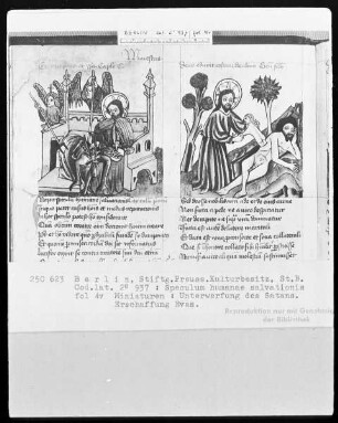 Speculum humanae salvationis — ---, Folio 4versoBuchseite