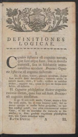 Definitiones Logicae