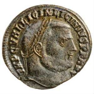 Münze, Follis, 313 - 317 n. Chr.