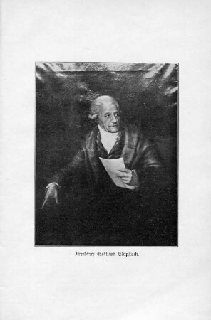 Friedrich Gottlieb Klopstock.