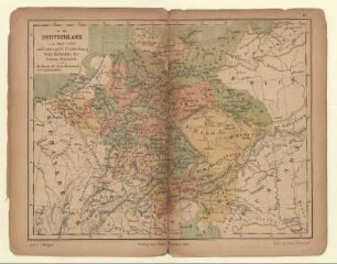 Deutschland von 1648-1792 und seine polit. Eintheilung beim Ausbruche der französ. Revolution