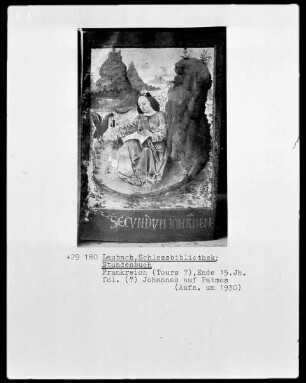 Stundenbuch: Johannes auf Patmos, fol. (?)