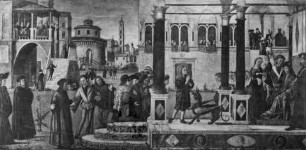 Bildausstattung — Der heilige Triphon zähmt den Basilisk