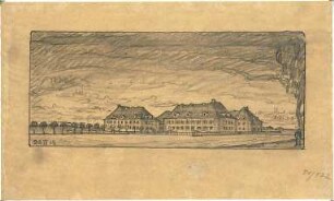 Fischer, Theodor; Nördlingen; Wohnhäuser Baugenossenschaft - Ansicht