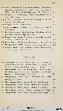 Schmuck (Nr. 556-596)