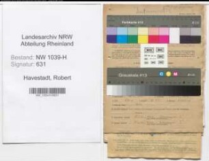 Entnazifizierung Robert Havestadt , geb. 22.05.1906 (Arbeiter)