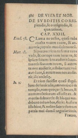 De Subditis Corripiendis, & corrigendis, & qua ratione. Cap. XXIII.