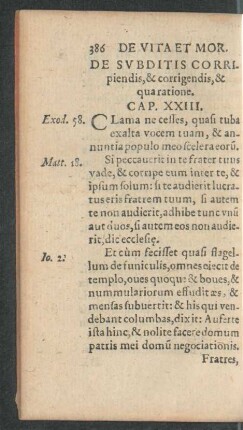 De Subditis Corripiendis, & corrigendis, & qua ratione. Cap. XXIII.