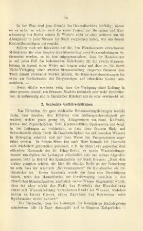 2. Schlechte Gefällverhältnisse