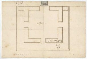 Grundriss der Altane (Folio, Tinte)