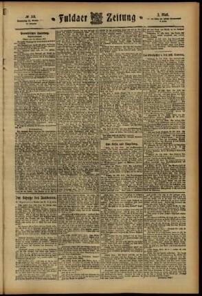 Zweite Ausgabe vom Donnerstag, den 31. Oktober 1912.