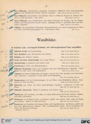Wandbilder (Nr. 1099-1190)