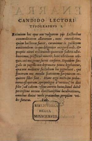 Enarrationum quadragesimalium thesaurus novus, 1