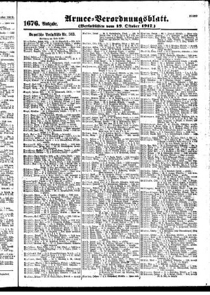 1676. Ausgabe. Freitag, 19. Oktober 1917