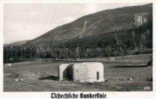 Bunker im tschechischen Grenzbefestigungsgürtel, Sudetenland