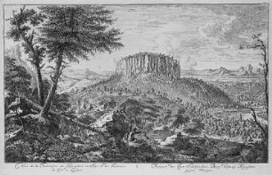 Prospekt der Chur-Sächsischen Berg-Vestung Königstein gegen Morgen