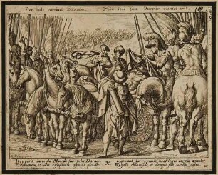 Alexander trauert um Darius, Blatt 10 aus der Serie der Taten Alexanders des Großen