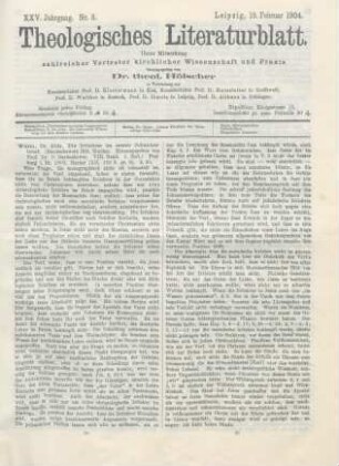 89-91 [Rezension] Wurm, Alois, Die Irrlehrer im ersten Johannesbrief