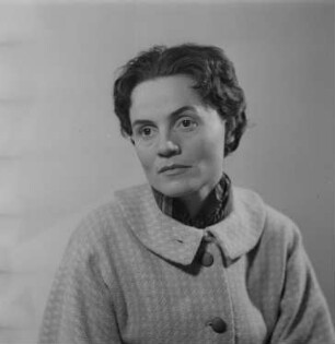 Porträtaufnahmen der Schauspielerin Gisela May : Porträt von Gisela May