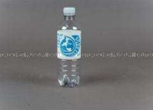 Wasserflasche mit Spendenaufruf von Viva con Agua