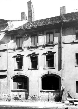 Görlitz-Altstadt, Nonnenstraße 7. Wohnhaus (um 1850). Straßenansicht