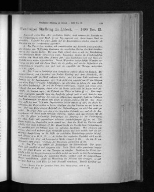 Wendischer Städtetag zu Lübeck. - 1490 Dec. 13.
