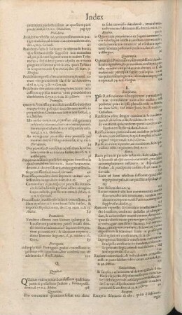 Q [Qualitas - Quietantia]
