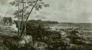 Landschaft mit Brautzug