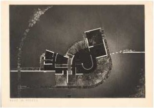Landhaus Dr. Merkel: Foto von Inv.Nr. 38850: Grundriss EG mit Garten