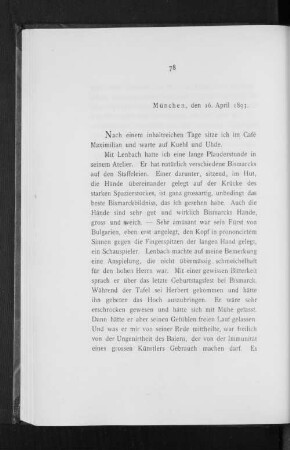 München, den 16. April 1893.