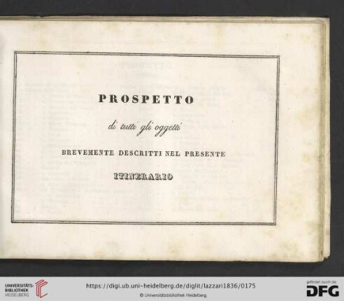 Prospetto