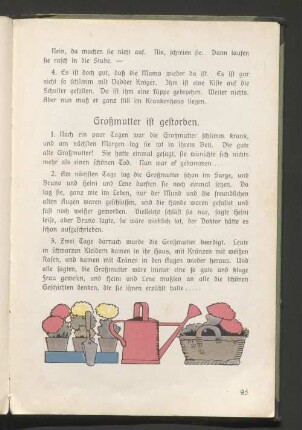Großmutter ist gestorben.