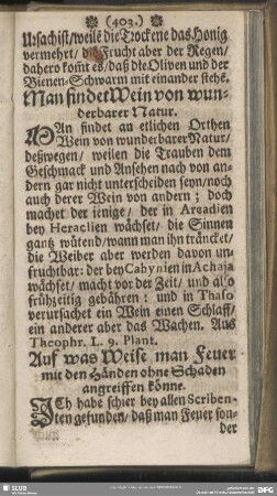 Man findet Wein von wunderbarer Natur