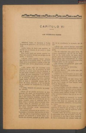 Capítulo VI - Las primeras nubes