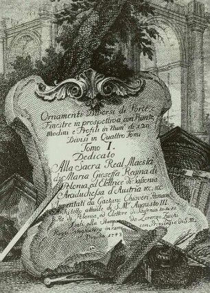 "Ornamenti Diversi di Porte e Finestre" - Titelseite des ersten Bandes