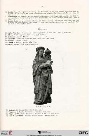 Diverses (Nr. 733-764a)