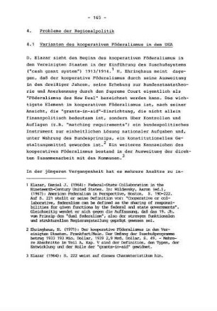 4. Probleme der Regionalpolitik