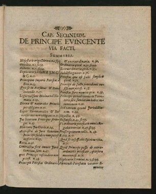 Cap. Secundum. De Principe Evincente Via Facti.