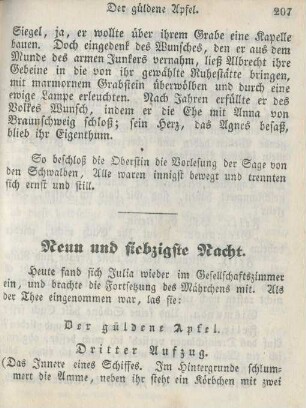 Neun und siebzigste Nacht