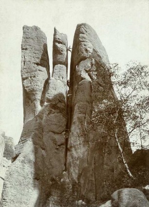 Sächsische Schweiz. Schrammsteine, Dreifingerturm