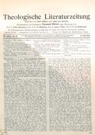 217-219 [Rezension] Wesendonk, O. G. von, Über georgisches Heidentum